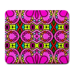 Love Hearths Colourful Abstract Background Design Large Mousepads by Simbadda