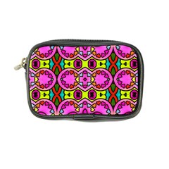 Love Hearths Colourful Abstract Background Design Coin Purse by Simbadda