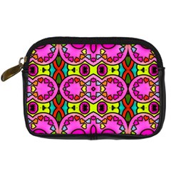 Love Hearths Colourful Abstract Background Design Digital Camera Cases by Simbadda