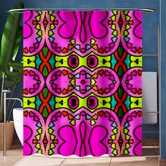 Love Hearths Colourful Abstract Background Design Shower Curtain 60  X 72  (medium)  by Simbadda