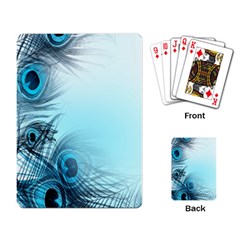 Feathery Background Playing Card by Simbadda