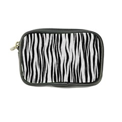 Black White Seamless Fur Pattern Coin Purse by Simbadda