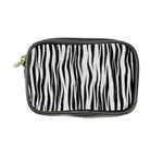 Black White Seamless Fur Pattern Coin Purse Front