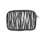 Black White Seamless Fur Pattern Coin Purse Back