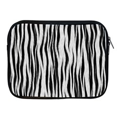 Black White Seamless Fur Pattern Apple Ipad 2/3/4 Zipper Cases by Simbadda