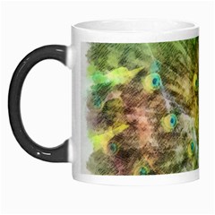 Peacock Digital Painting Morph Mugs by Simbadda