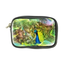 Peacock Digital Painting Coin Purse by Simbadda