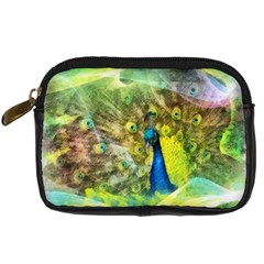 Peacock Digital Painting Digital Camera Cases by Simbadda