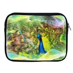 Peacock Digital Painting Apple Ipad 2/3/4 Zipper Cases by Simbadda