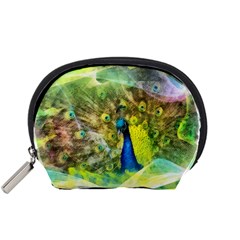 Peacock Digital Painting Accessory Pouches (small)  by Simbadda