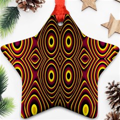 Vibrant Pattern Ornament (star) by Simbadda