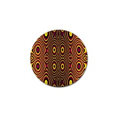 Vibrant Pattern Golf Ball Marker (10 Pack) by Simbadda