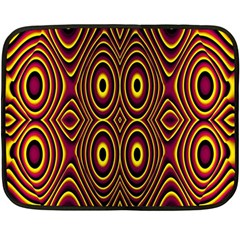 Vibrant Pattern Double Sided Fleece Blanket (mini) 