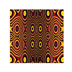 Vibrant Pattern Small Satin Scarf (square)