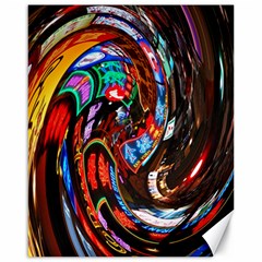 Abstract Chinese Inspired Background Canvas 16  X 20   by Simbadda