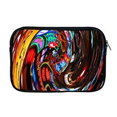 Abstract Chinese Inspired Background Apple Macbook Pro 17  Zipper Case