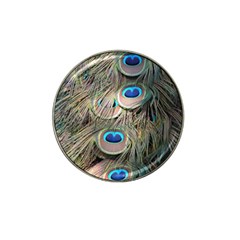 Colorful Peacock Feathers Background Hat Clip Ball Marker (10 Pack) by Simbadda