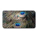 Colorful Peacock Feathers Background Medium Bar Mats 16 x8.5  Bar Mat