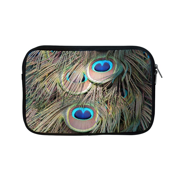 Colorful Peacock Feathers Background Apple iPad Mini Zipper Cases