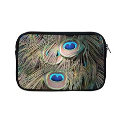 Colorful Peacock Feathers Background Apple Macbook Pro 13  Zipper Case by Simbadda