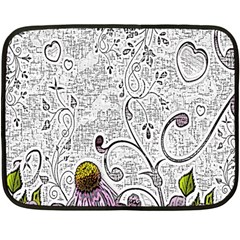 Abstract Pattern Double Sided Fleece Blanket (mini) 