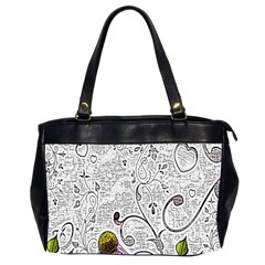 Abstract Pattern Office Handbags (2 Sides)  by Simbadda