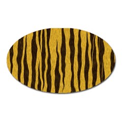 Seamless Fur Pattern Oval Magnet by Simbadda