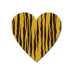 Seamless Fur Pattern Heart Magnet by Simbadda