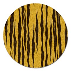 Seamless Fur Pattern Magnet 5  (round) by Simbadda