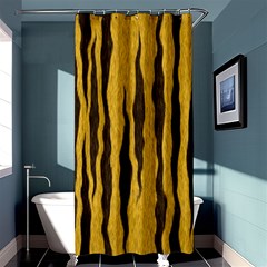 Seamless Fur Pattern Shower Curtain 36  X 72  (stall)  by Simbadda