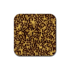 Seamless Animal Fur Pattern Rubber Coaster (square)  by Simbadda