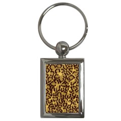 Seamless Animal Fur Pattern Key Chains (rectangle)  by Simbadda