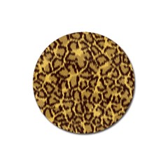 Seamless Animal Fur Pattern Magnet 3  (round) by Simbadda