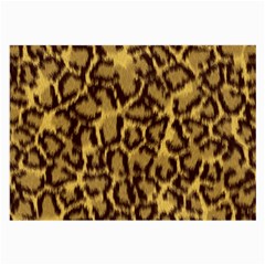 Seamless Animal Fur Pattern Large Glasses Cloth (2-side) by Simbadda