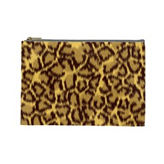 Seamless Animal Fur Pattern Cosmetic Bag (large)  by Simbadda