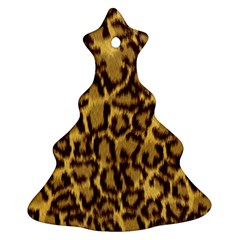 Seamless Animal Fur Pattern Ornament (christmas Tree)  by Simbadda