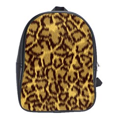 Seamless Animal Fur Pattern School Bags (xl)  by Simbadda