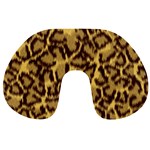 Seamless Animal Fur Pattern Travel Neck Pillows Back