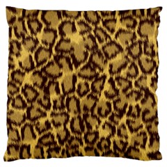 Seamless Animal Fur Pattern Large Flano Cushion Case (one Side) by Simbadda