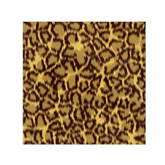 Seamless Animal Fur Pattern Small Satin Scarf (square)