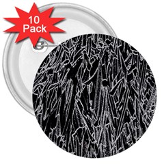 Gray Background Pattern 3  Buttons (10 Pack)  by Simbadda