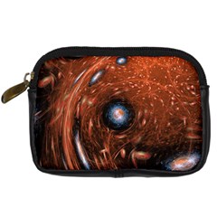 Fractal Peacock World Background Digital Camera Cases by Simbadda