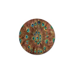 Peacock Pattern Background Golf Ball Marker by Simbadda