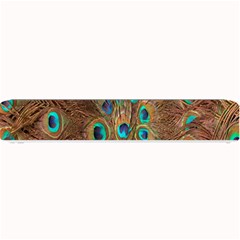 Peacock Pattern Background Small Bar Mats by Simbadda