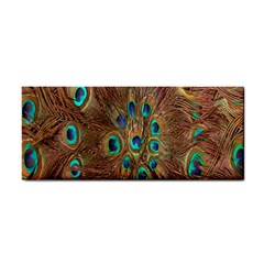 Peacock Pattern Background Cosmetic Storage Cases by Simbadda