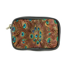 Peacock Pattern Background Coin Purse by Simbadda