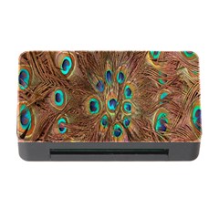 Peacock Pattern Background Memory Card Reader With Cf by Simbadda