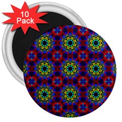 Abstract Pattern Wallpaper 3  Magnets (10 Pack)  by Simbadda