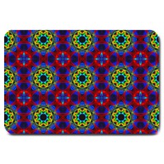 Abstract Pattern Wallpaper Large Doormat  by Simbadda