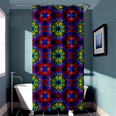 Abstract Pattern Wallpaper Shower Curtain 36  X 72  (stall)  by Simbadda